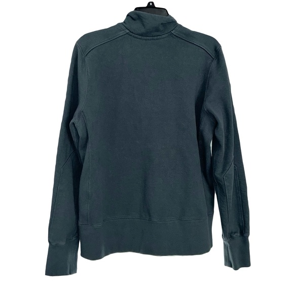 American Giant Women’s Moto Full Zip Jacket Size Large in Vintage Indigo USA - Picture 3 of 8